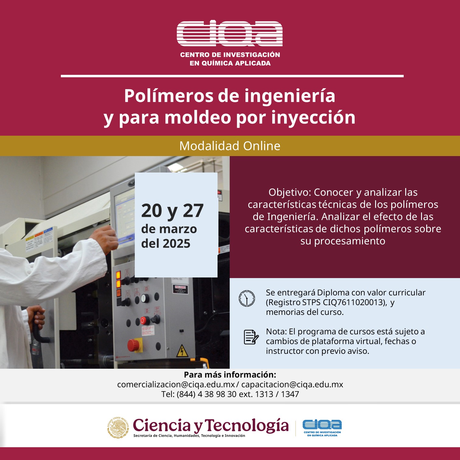 Polímeros de ingeniería y para moldeo por inyección